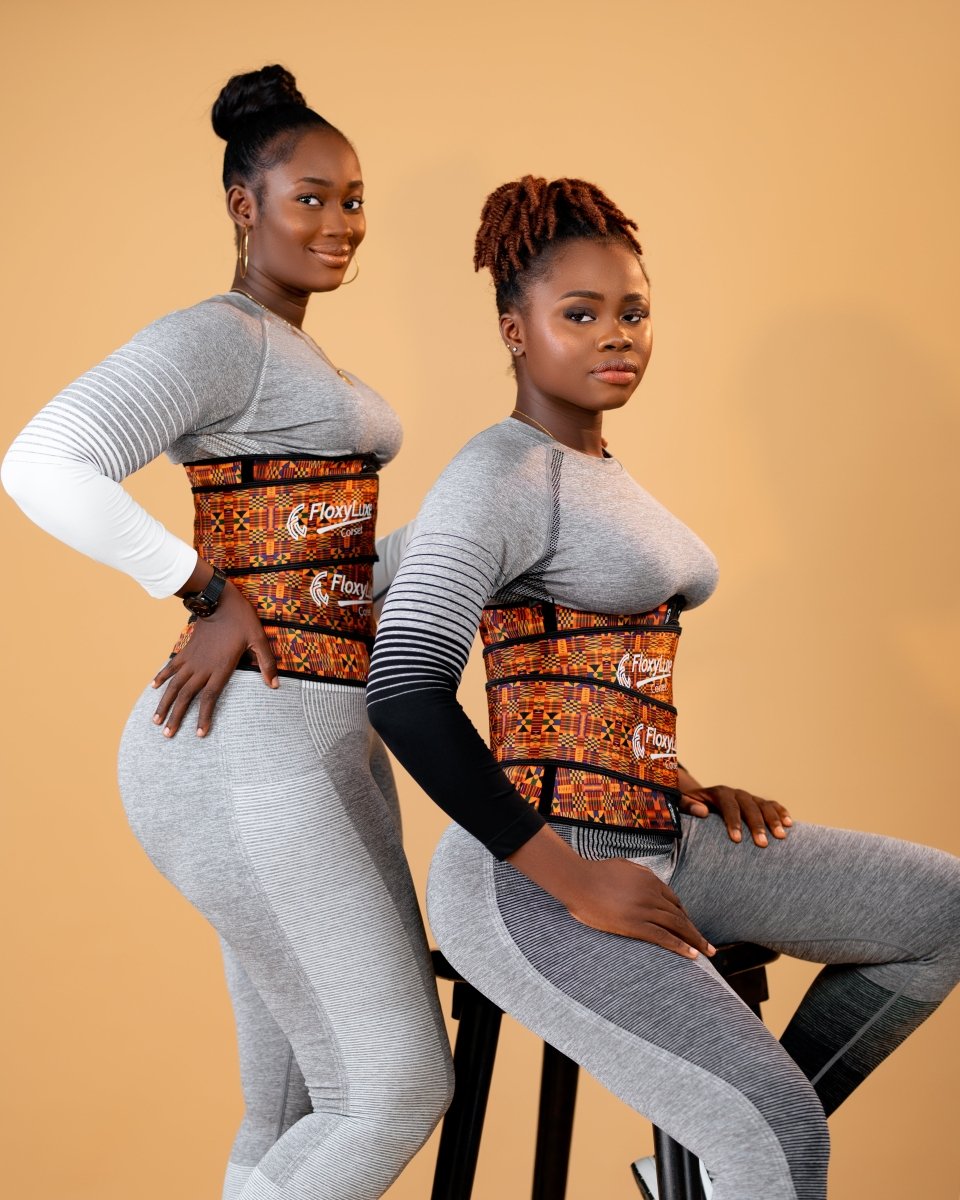 Detachable Ashante Patterned Waist Trainer - FloxyLuxe