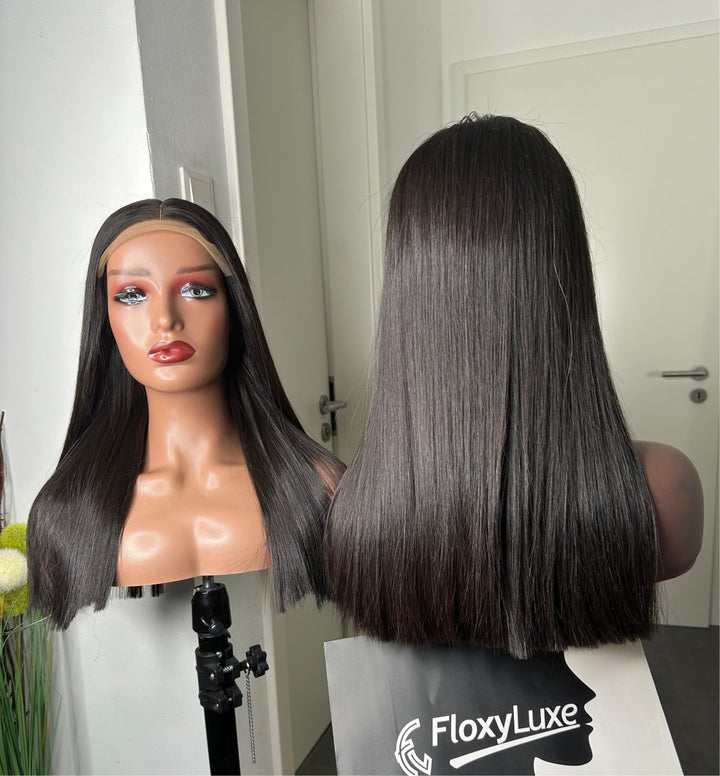 FloxyLuxe 18 - inch Bone Straight Wig - FloxyLuxe